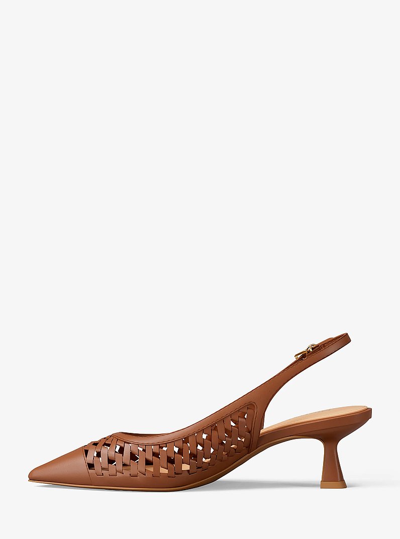 Escarpin Amali tiss&eacute; in LUGGAGE | Michael Kors