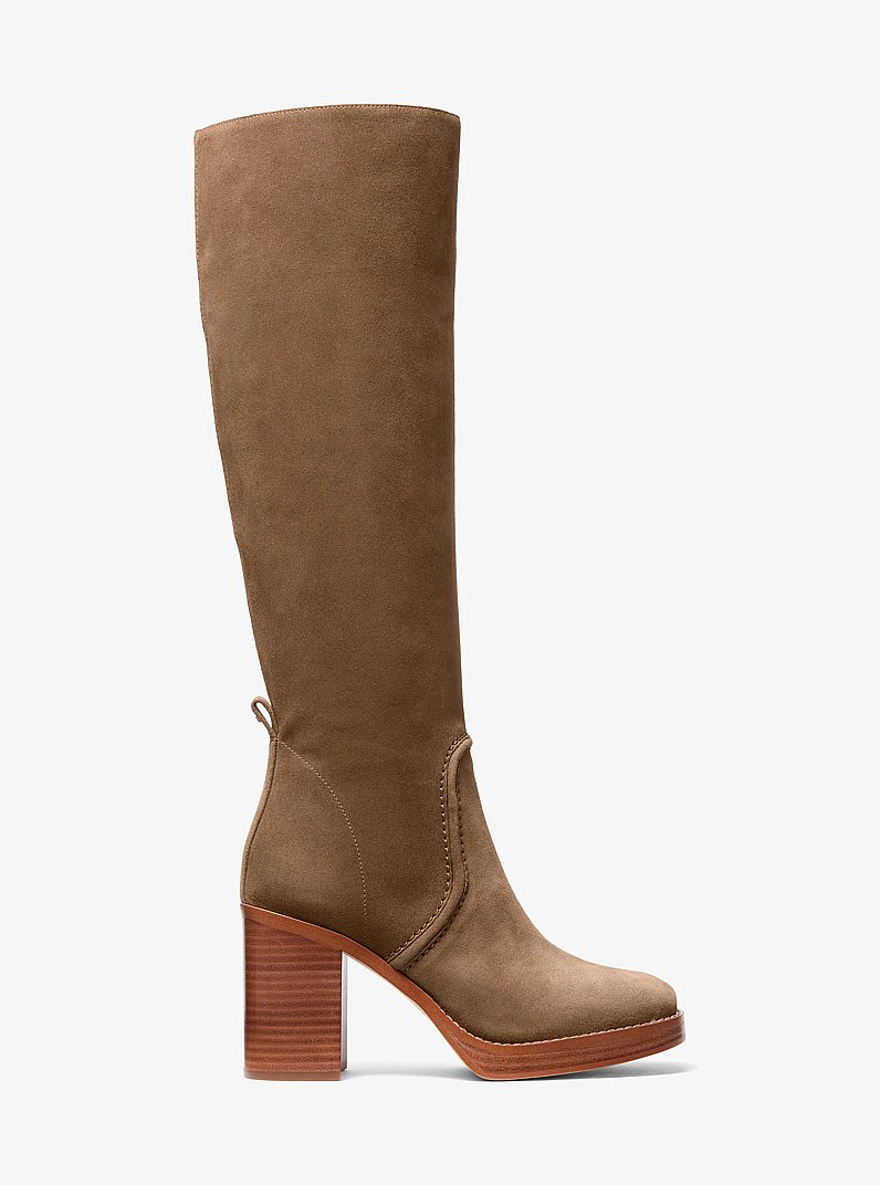 Hayden Suede Boot in DRIFTWOOD | Michael Kors