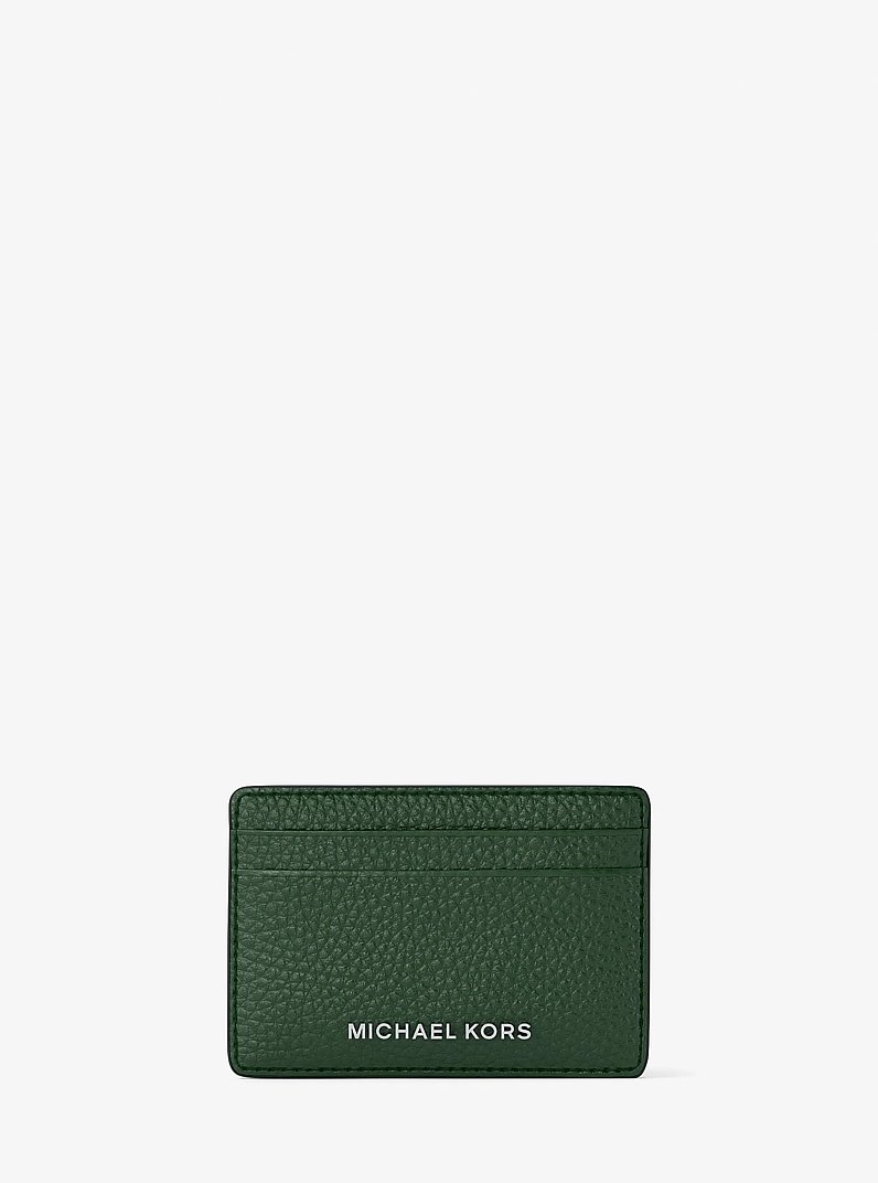 Pebbled Leather Card Case