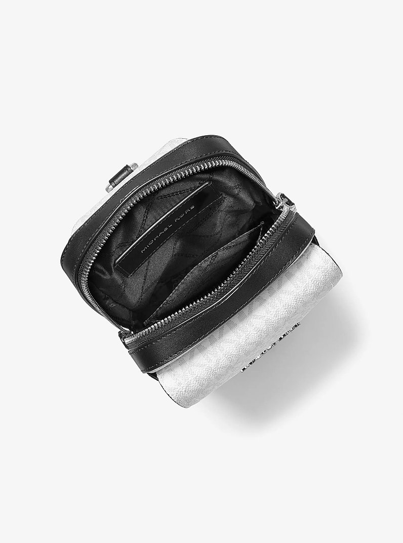 Hudson Signature Logo Sling Pack in BRIGHT WHT | Michael Kors