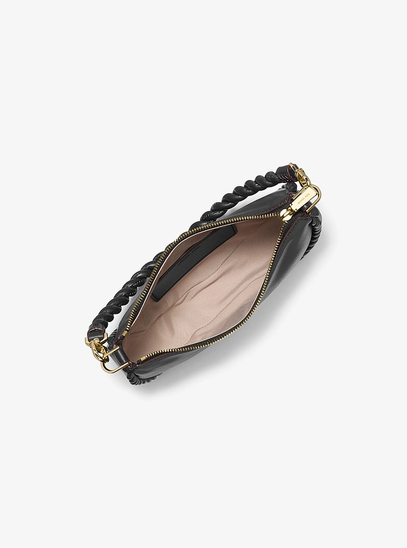 Pochette transformable Kyla peque&ntilde;o de piel in NEGRO | Michael Kors