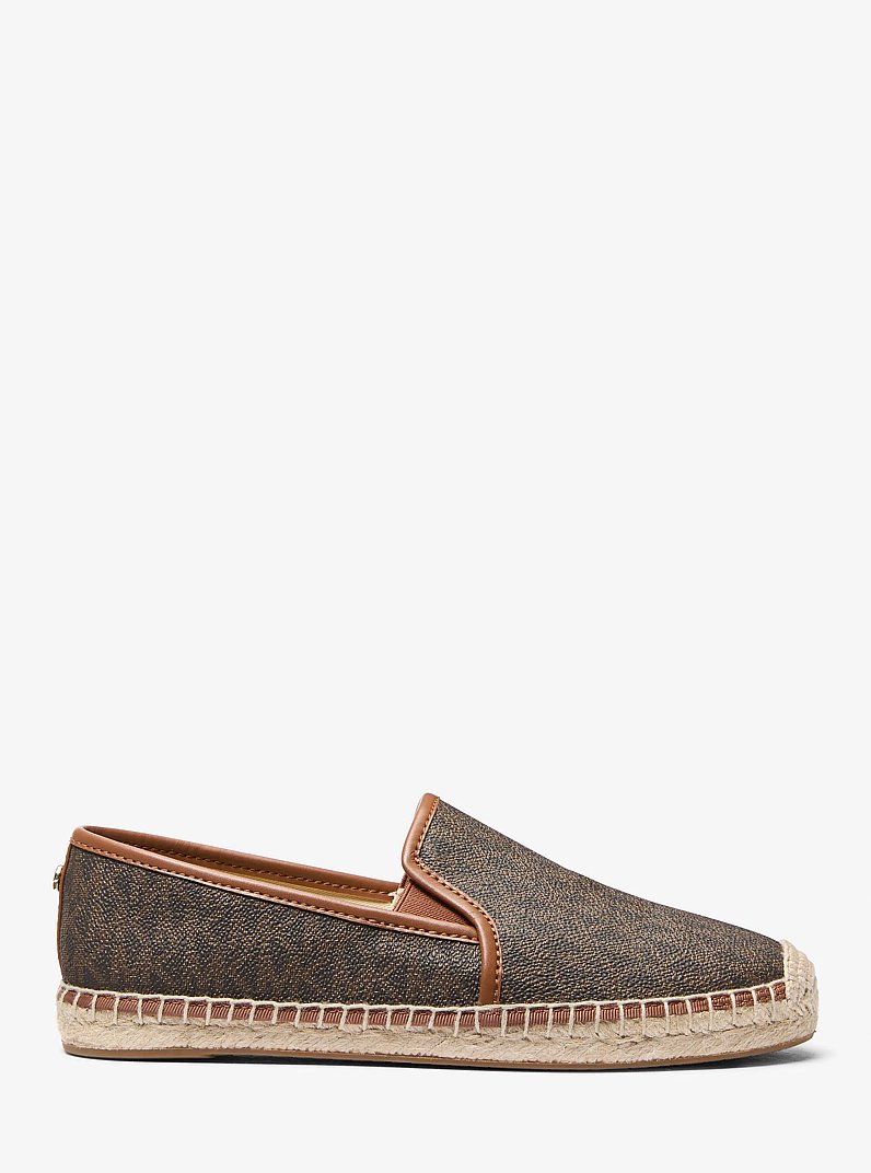 Hastings Signature Logo Slip-On Espadrille in BROWN | Michael Kors