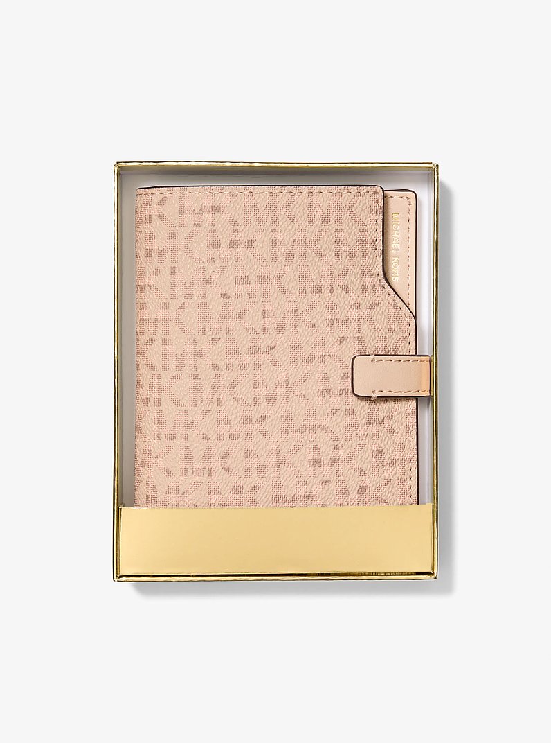 Reisebrieftasche Jet Set mit Signature-Logomuster in BALLETT | Michael Kors