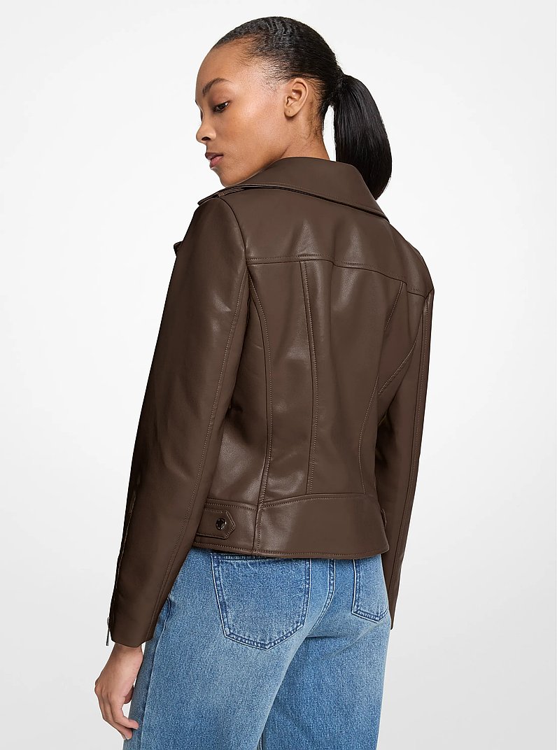 Moto Jacket in CHOCOLATE | Michael Kors