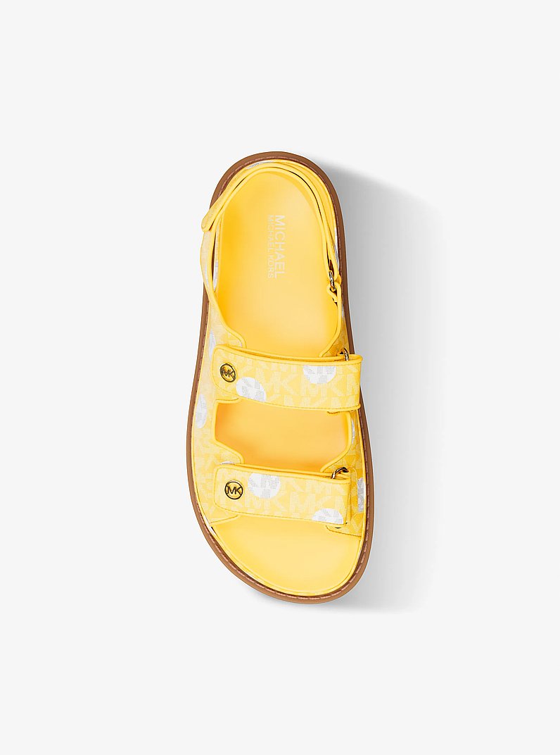 Holland Polka Dot Signature Logo Sandal in DAISY YELLOW - Sale