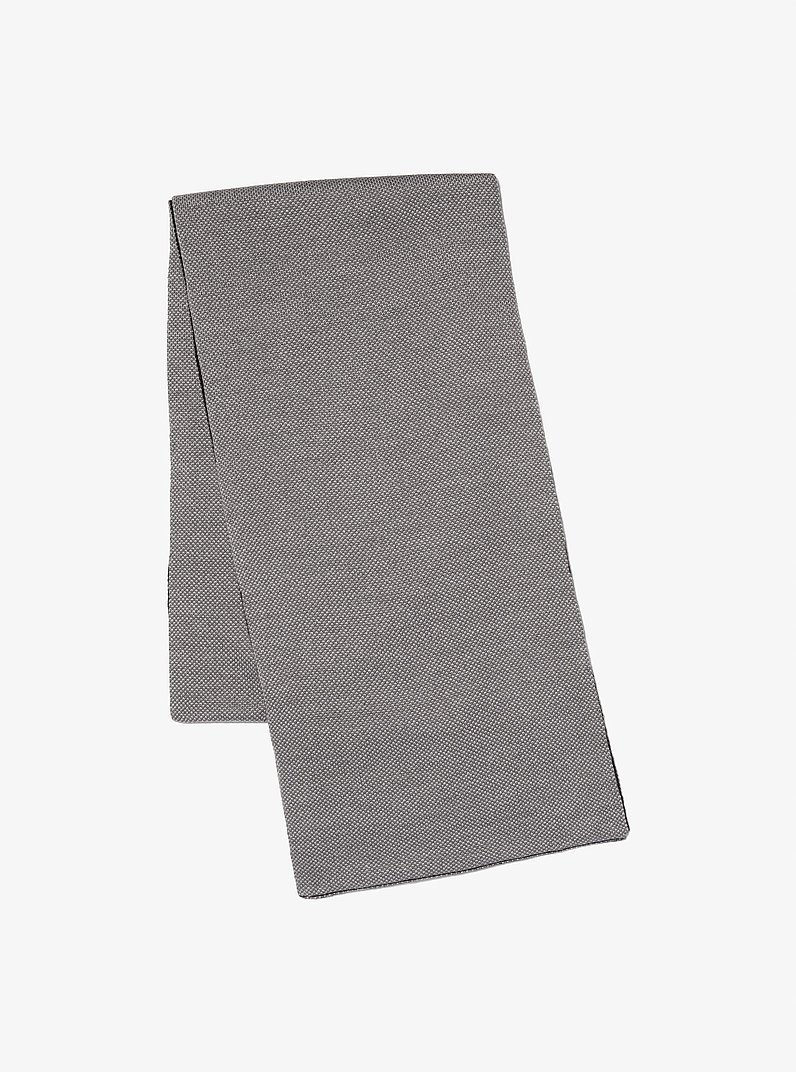 Jacquard Scarf in BLACK | Michael Kors