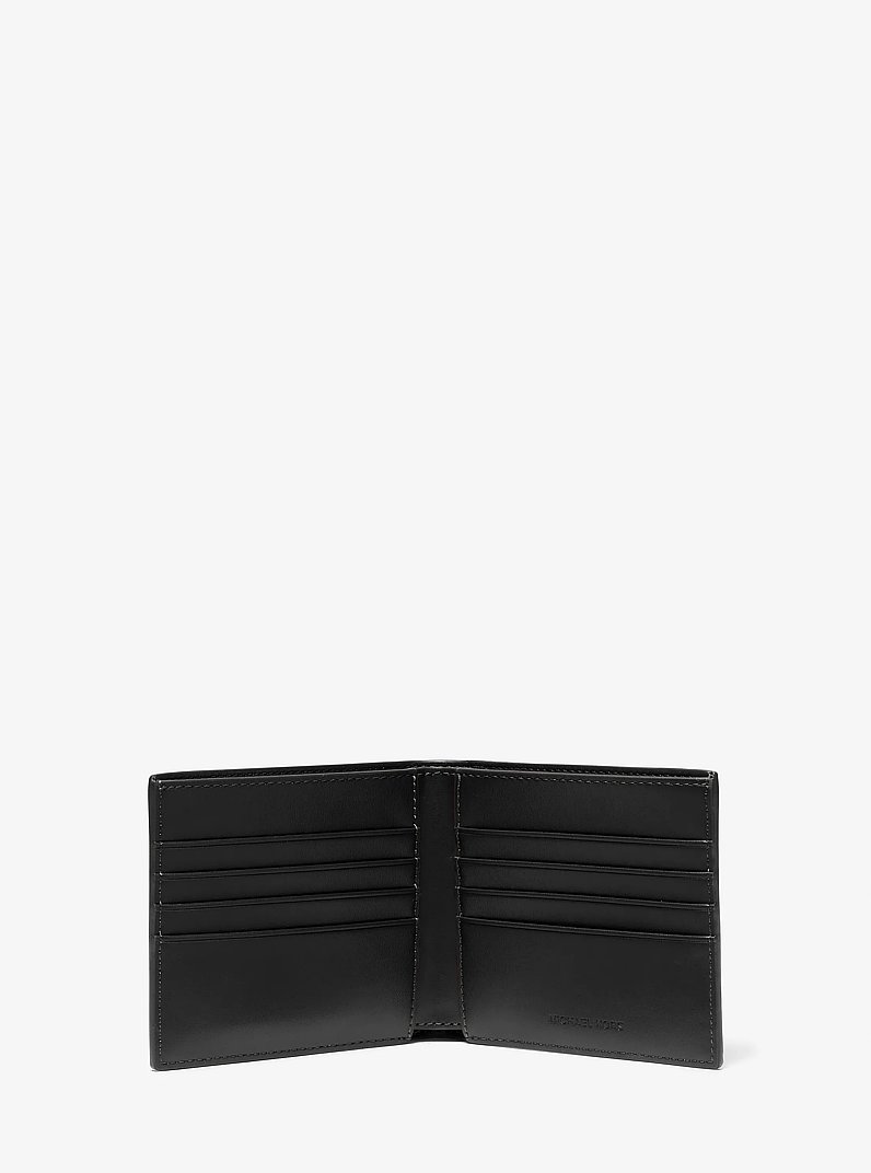 Hudson Crocodile Embossed Leather Billfold
