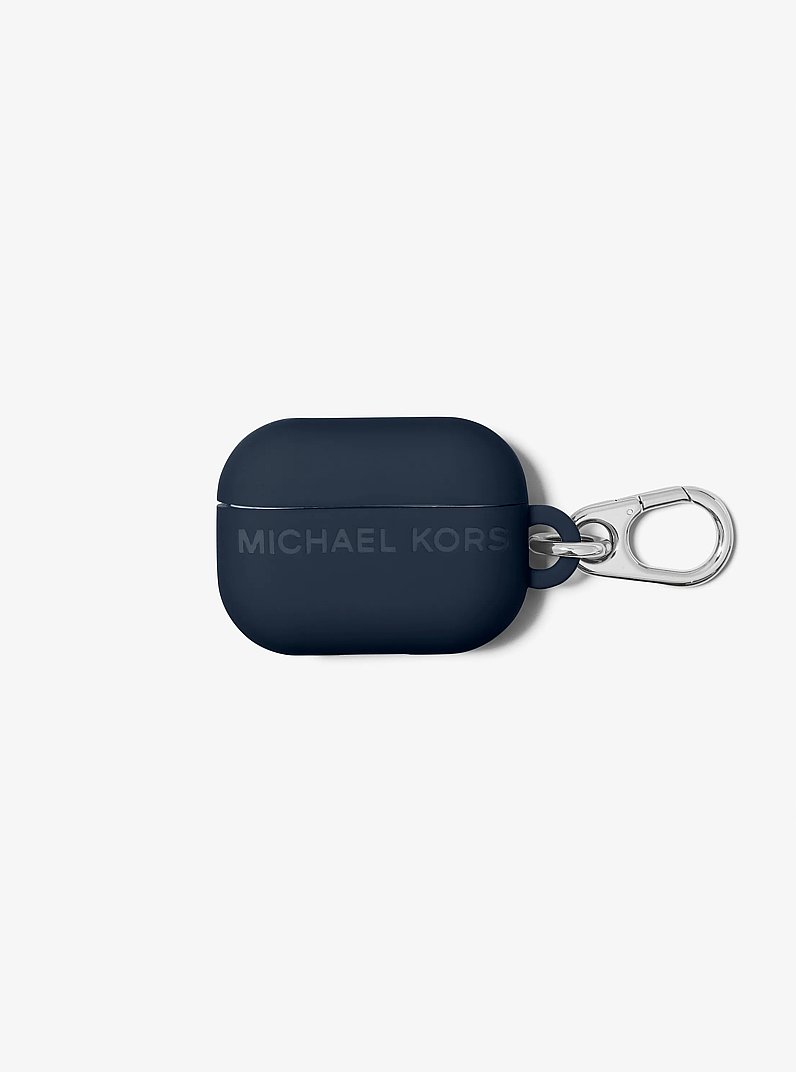 Logo Embossed Case for Apple AirPods Pro&reg; in NAVY | Michael Kors