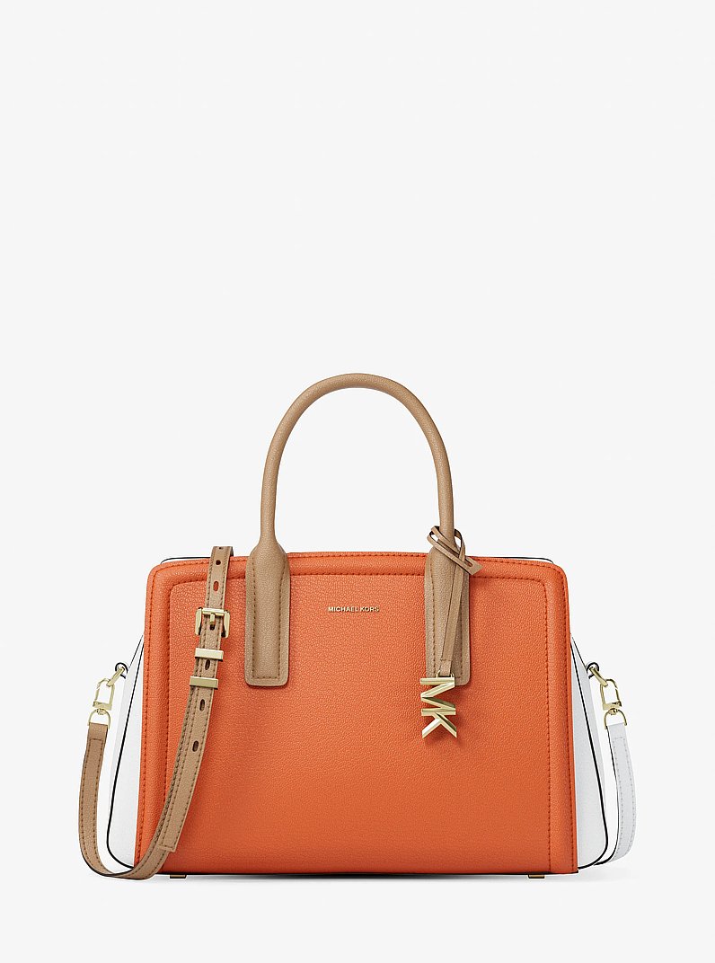 Laila 様 Laila Extra-Small Color-Block Leather Crossbody Bag in SFP/LTCR