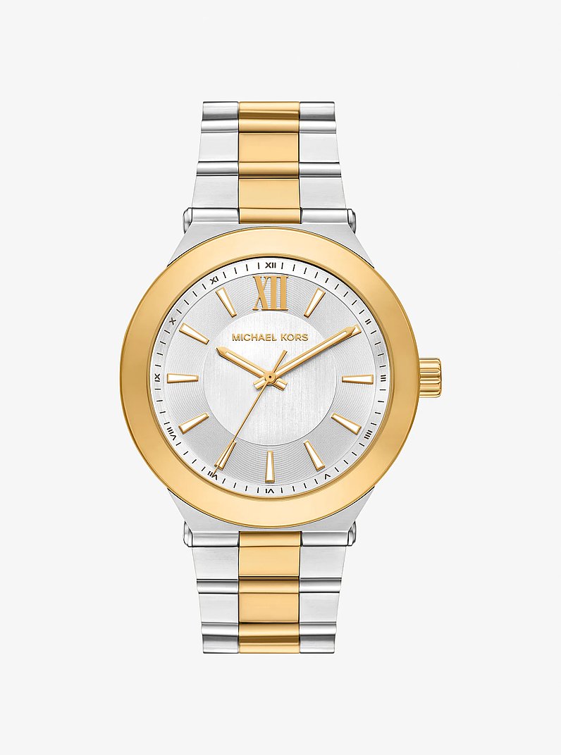 Oversized Billie Two-Tone Watch  in TWO TONE | Michael Kors