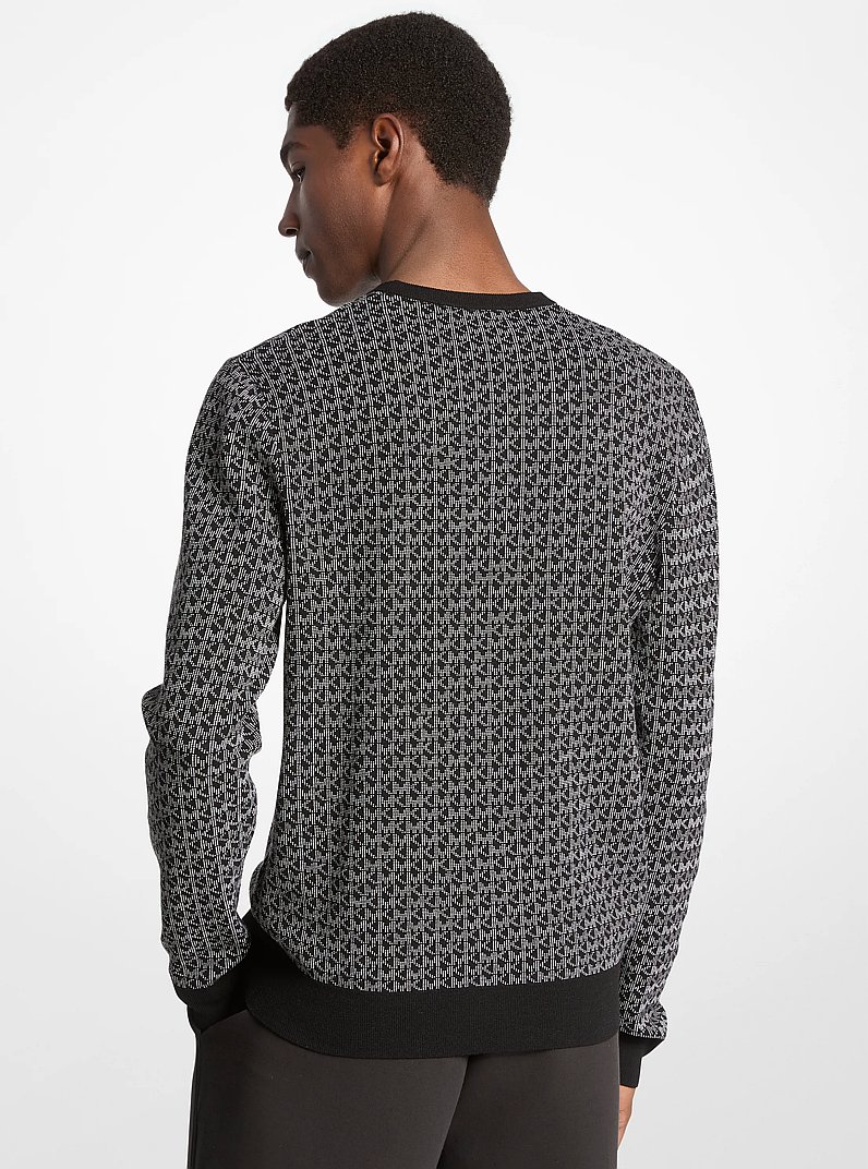 Pullover mit Logomuster