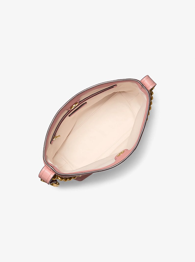 Petit sac fourre-tout seau Nolita en cuir grain&eacute; in PRIMROSE | Michael Kors