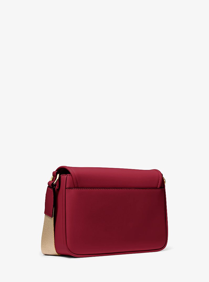 Bradshaw Medium Leather Messenger Bag in CHERRY | Michael Kors