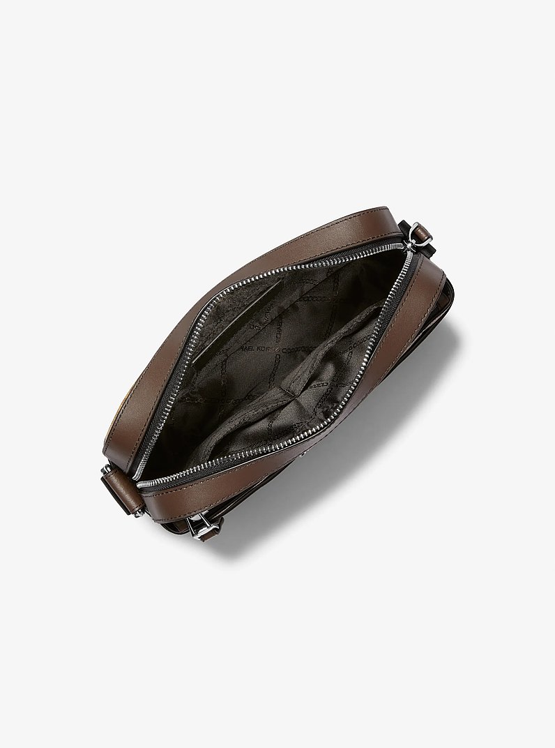 Hudson Logo Utility Crossbody Bag in HUSK | Michael Kors