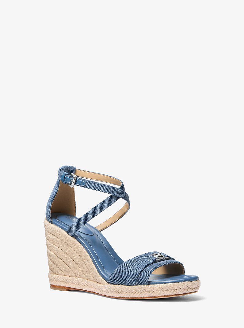 Wedge Mandy aus Denim