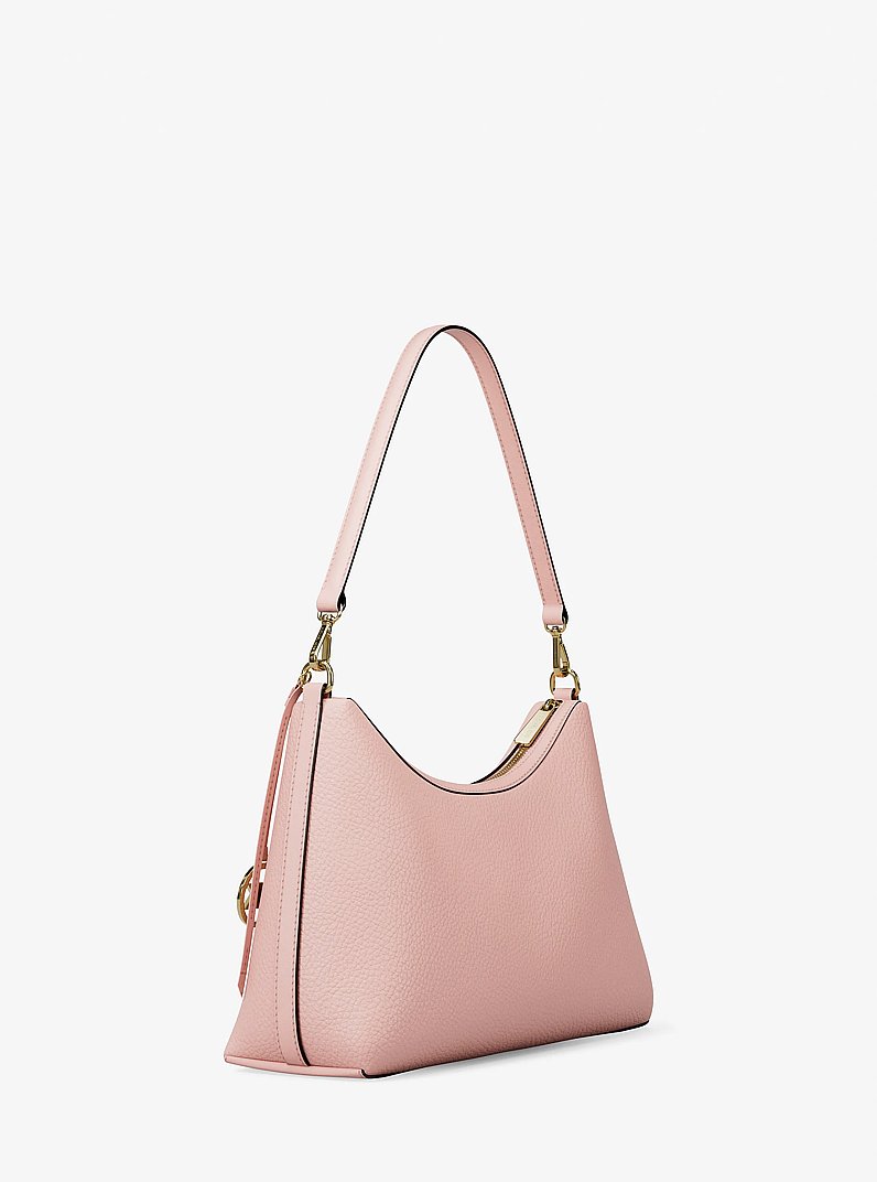 Sammy Medium Pebbled Leather Convertible Shoulder Bag in POWDER BLUSH | Michael Kors
