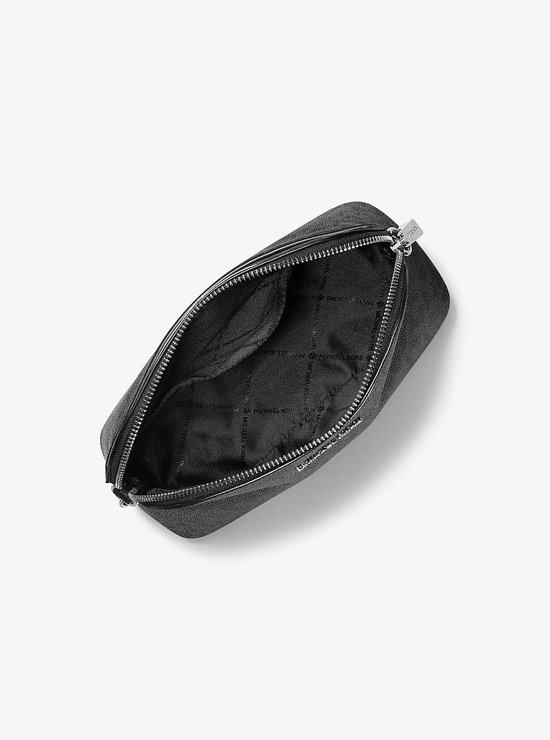 Cindy Signature Logo Dome Crossbody Bag in BLACK | Michael Kors