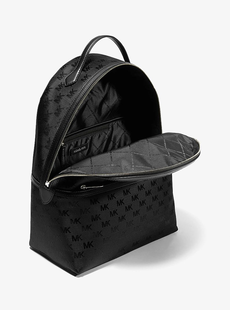 Sheila Large Woven Logo Nylon Backpack | Michael Kors [US]
