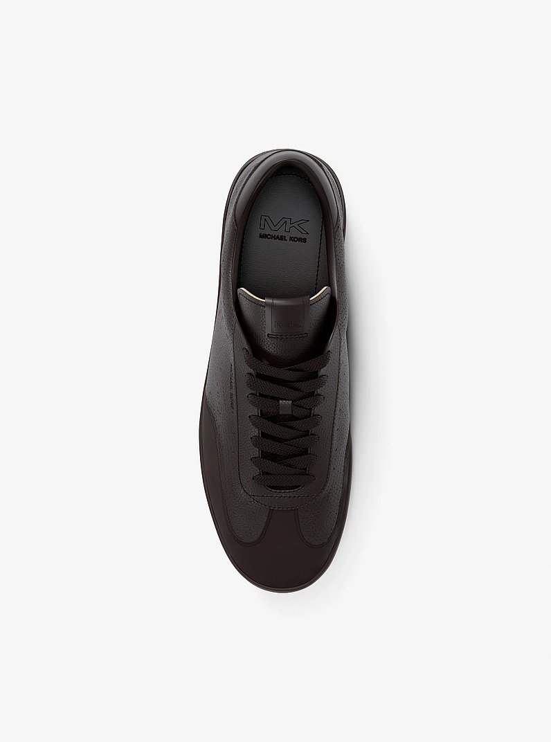 Sneaker Wilton aus Leder in SCHOKOLADE | Michael Kors