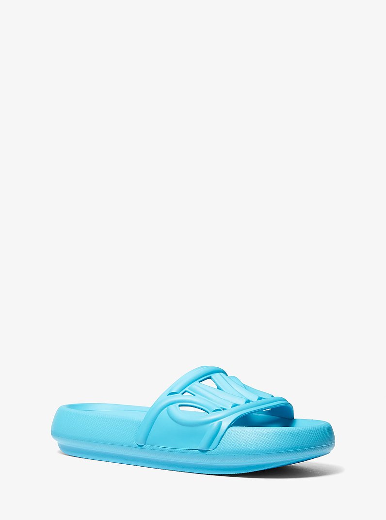 Splash Scuba Slide Sandal in SANTORINI BLUE | Michael Kors