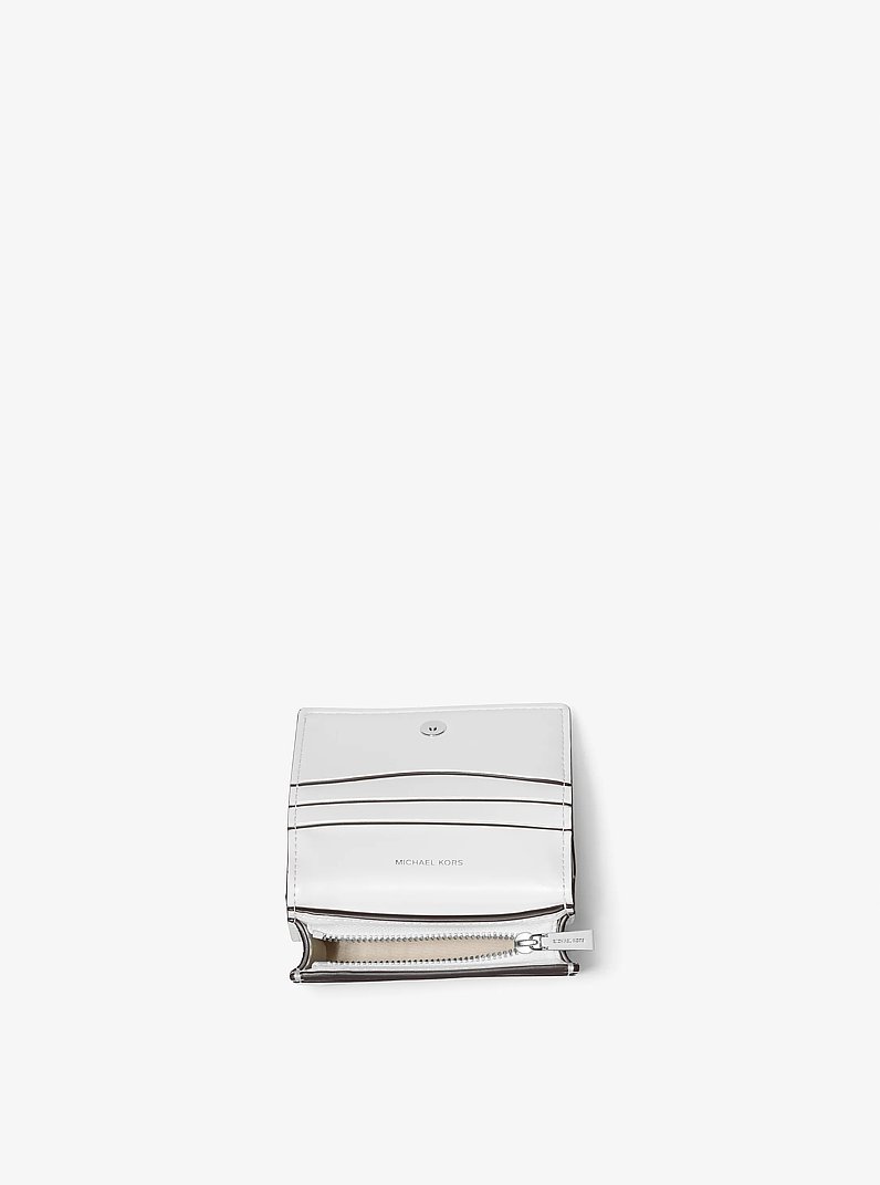Brieftasche Hamilton Moderne Small aus Leder in OPTIC WHITE | Michael Kors