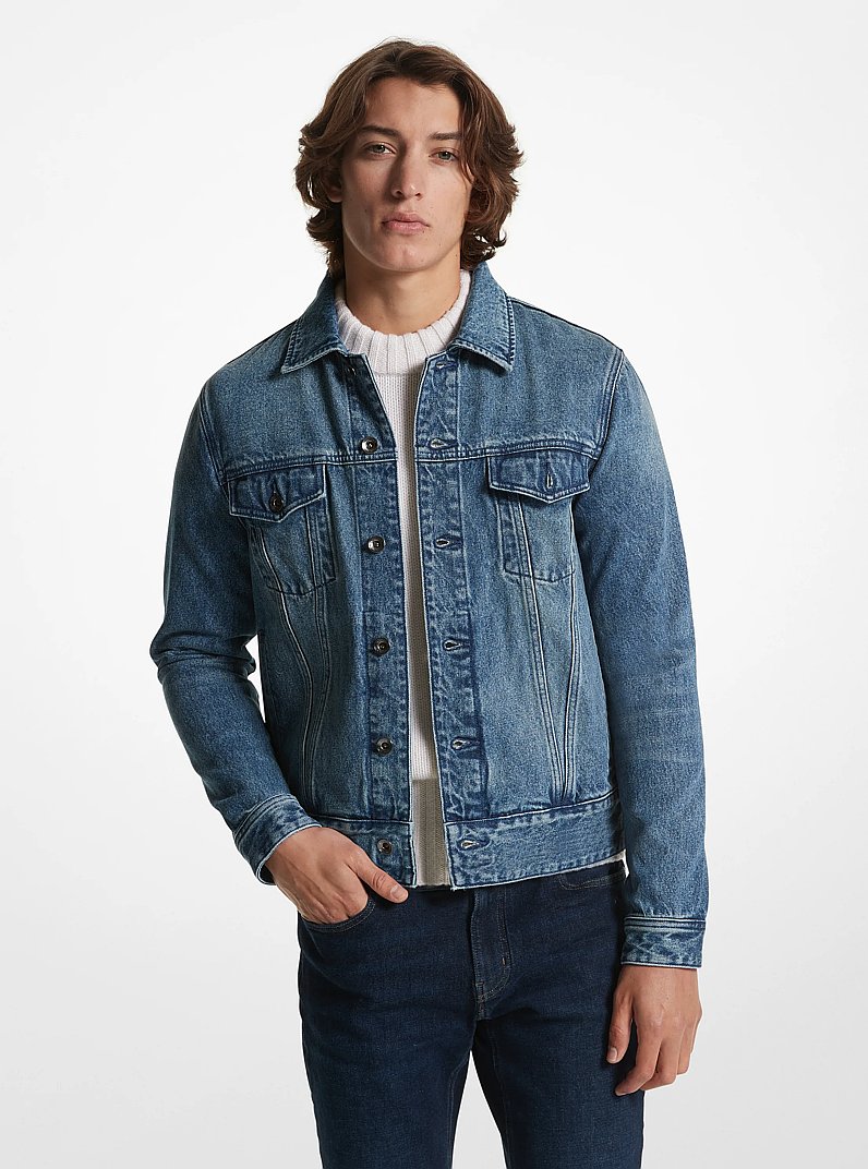 Denim Trucker Jacket in DUSK BLUE | Michael Kors
