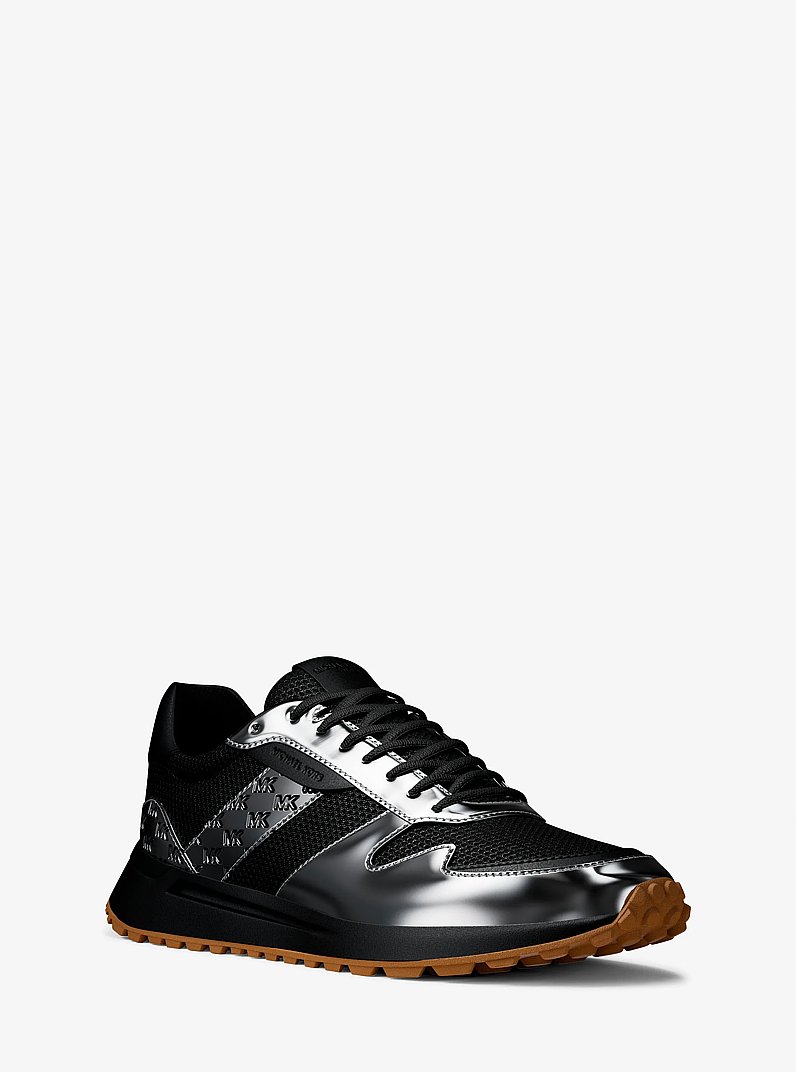 Dax Patent and Mesh Trainer in BLACK | Michael Kors
