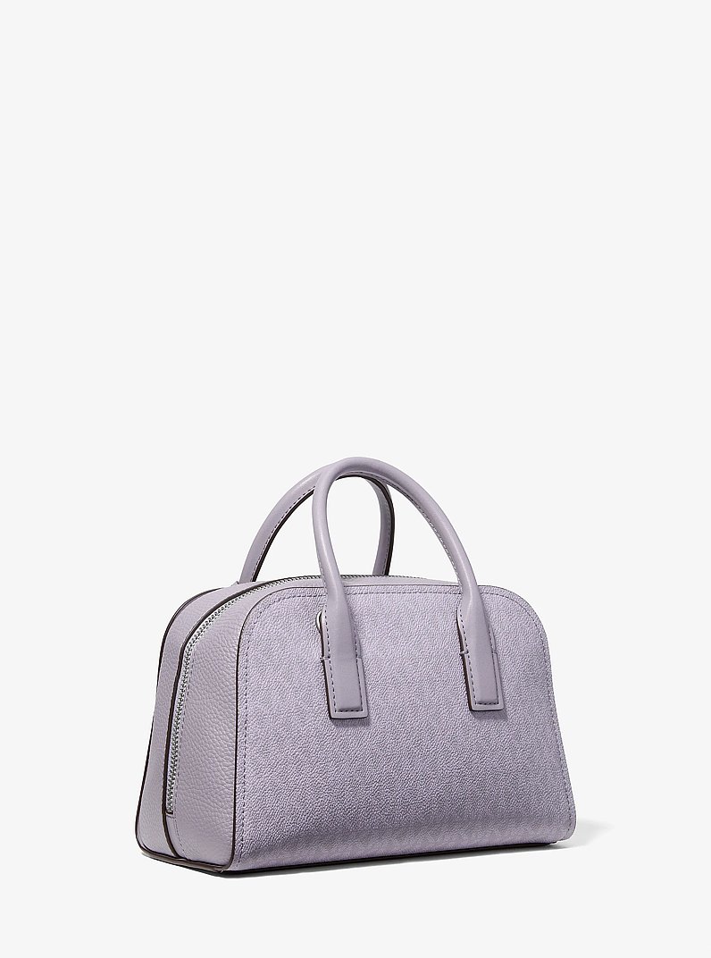 Ashton Small Signature Logo Messenger Bag in LILAC | Michael Kors