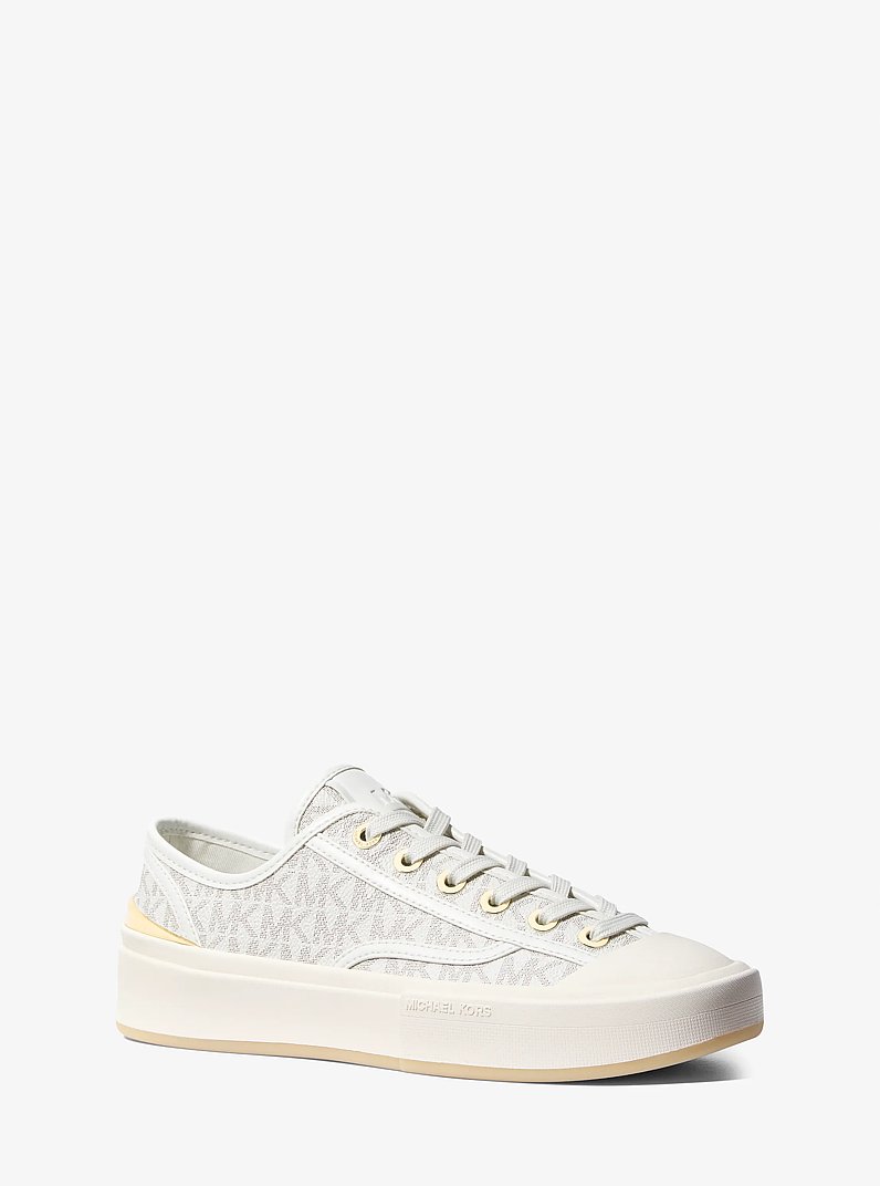 Jude Signature Logo Sneaker in VANILLA | Michael Kors