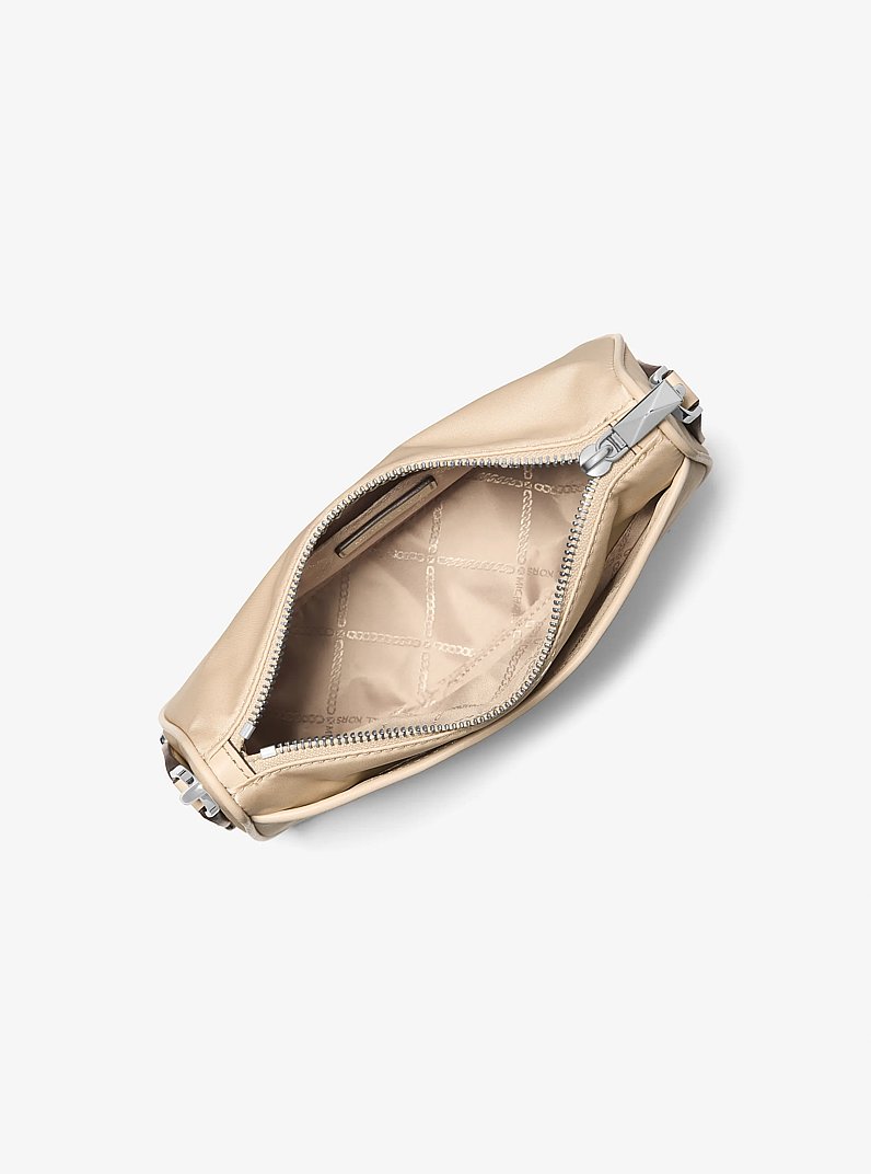 Jet Set Medium Nylon Crossbody Bag with Case for Apple AirPods Pro&reg; in LIGHT SAND | Michael Kors