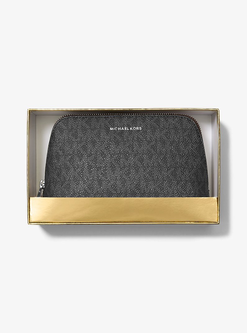 Jet Set Small Signature Logo Travel Kit in BLACK | Michael Kors