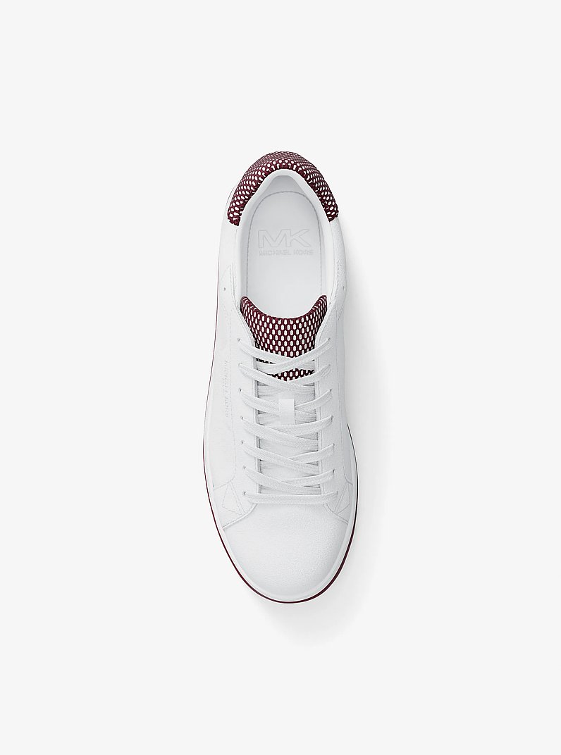 Keating Leather Sneaker in MULBERRY | Michael Kors