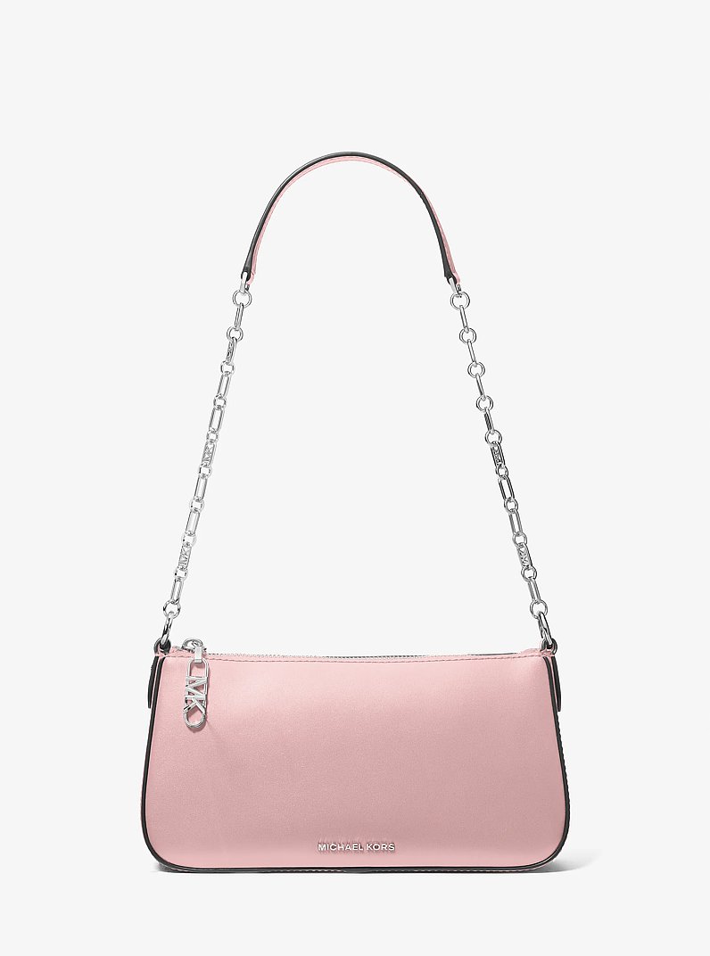Sac de soir&eacute;e Empire de taille moyenne en cuir &agrave; maillons in ROSE FUM&Eacute; | Michael Kors