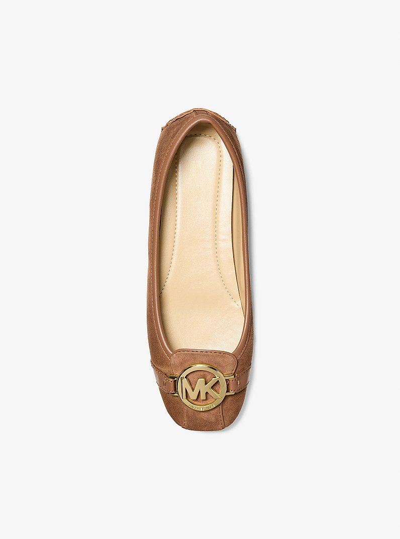 Fulton Suede Moccasin in LUGGAGE | Michael Kors