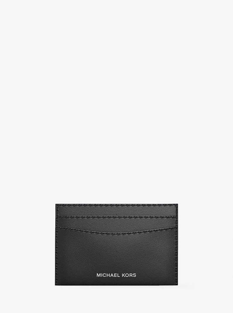 Portefeuille Jet Set 2 en 1 de taille moyenne &agrave; logo Signature in NOIR | Michael Kors