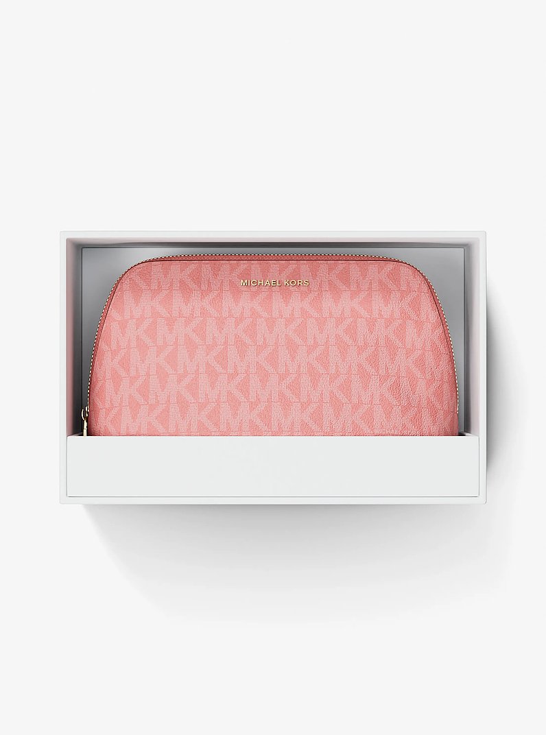 Neceser de viaje Jet Set peque&ntilde;o con logotipo in PR&Iacute;MULA | Michael Kors