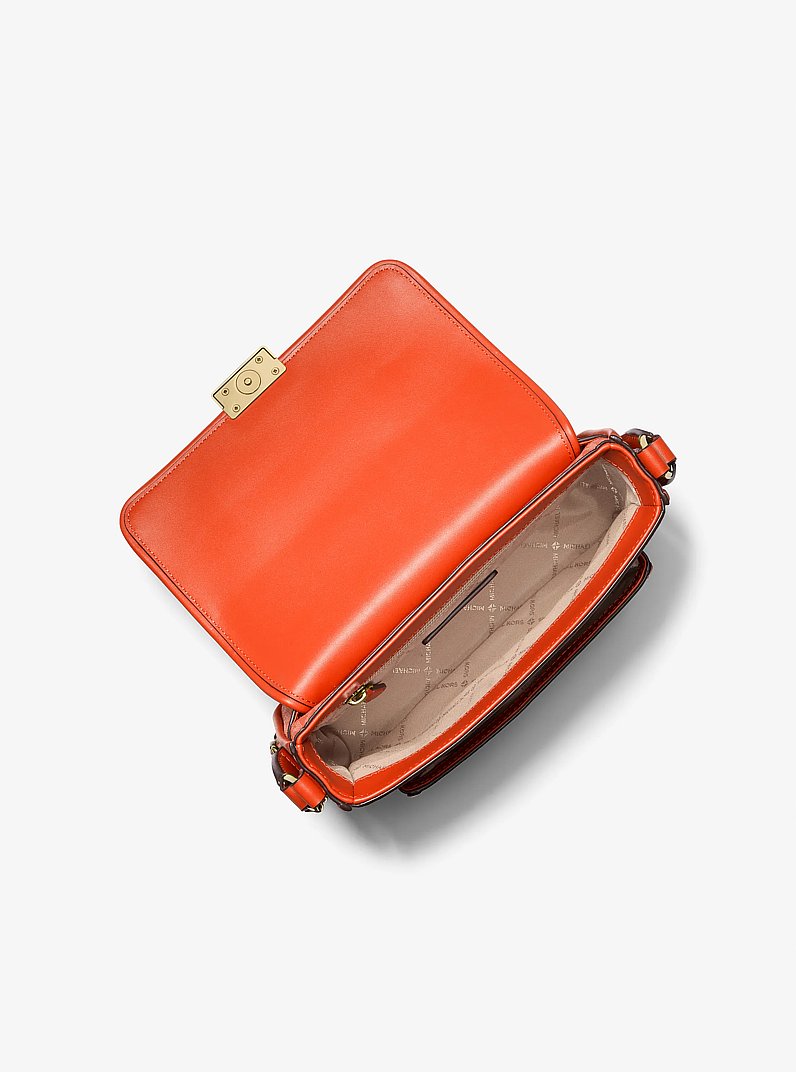 Bradshaw Medium Signature Logo Messenger Bag in RED CLAY | Michael Kors