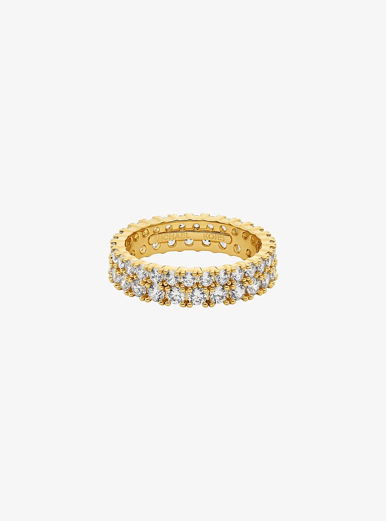 Double Pav&eacute; Ring in GOLD | Michael Kors