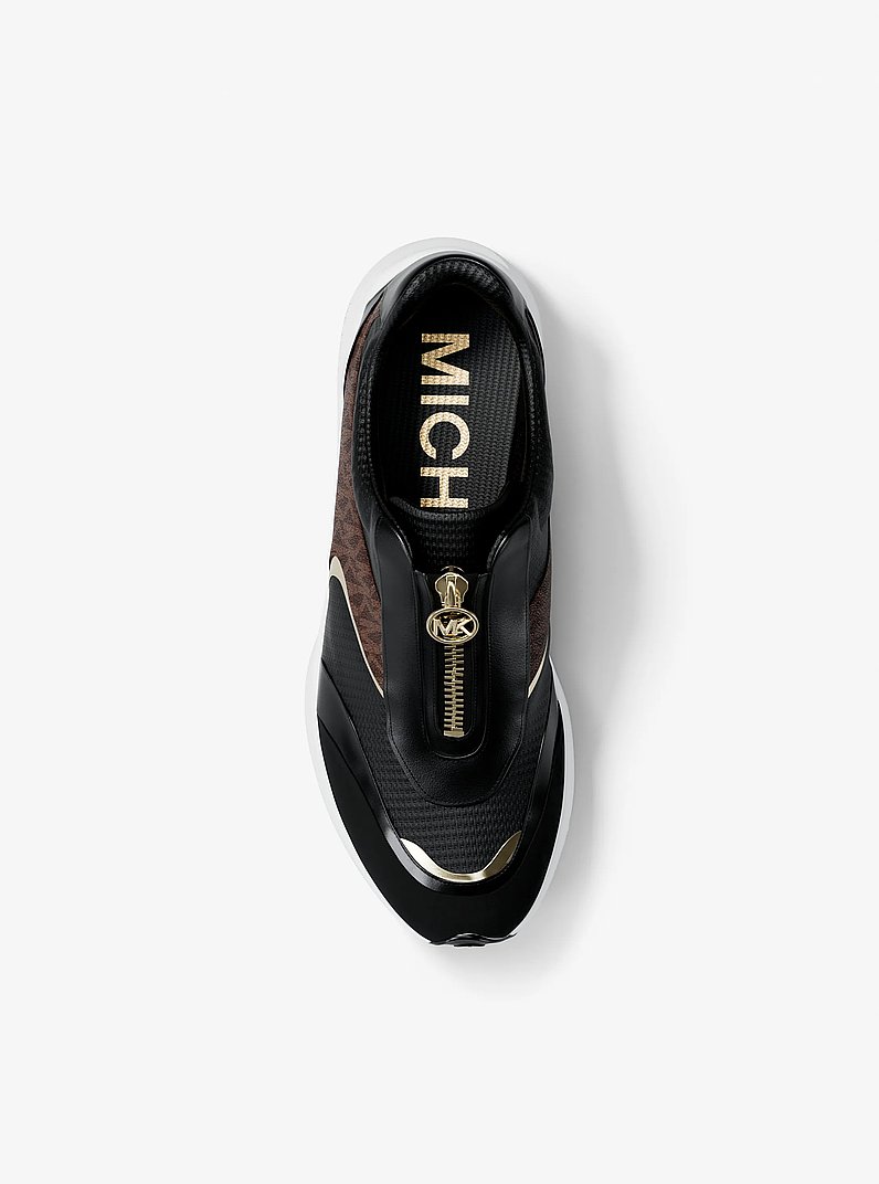Sneaker Thea in materiale misto in NERO/MARRONE | Michael Kors