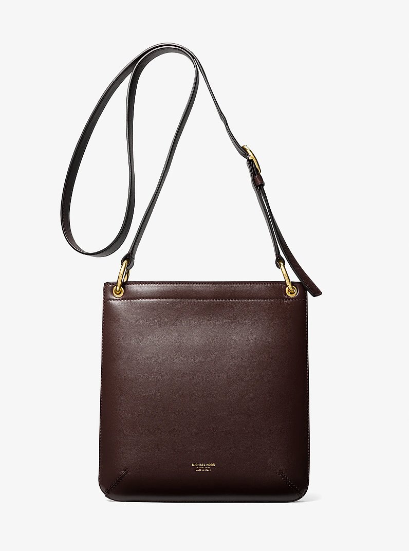 Tate Small Leather Messenger Bag