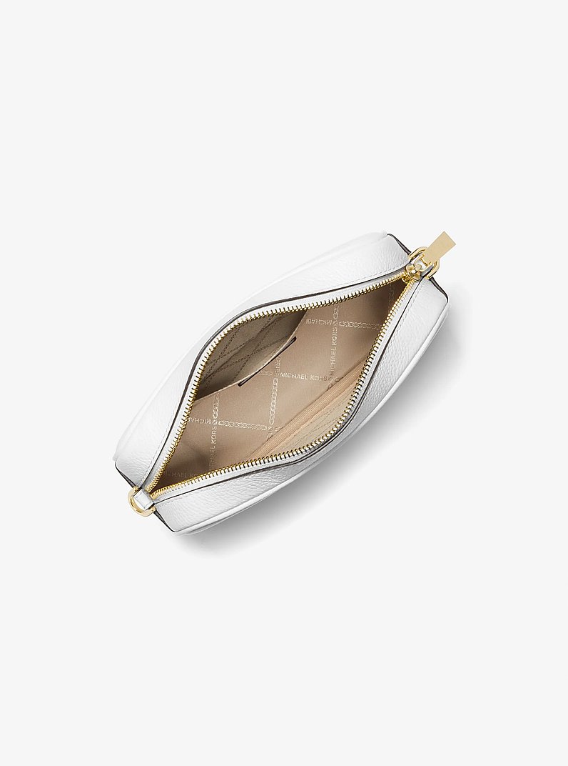 Borsa a tracolla Ginny in pelle in BIANCO OTTICO | Michael Kors
