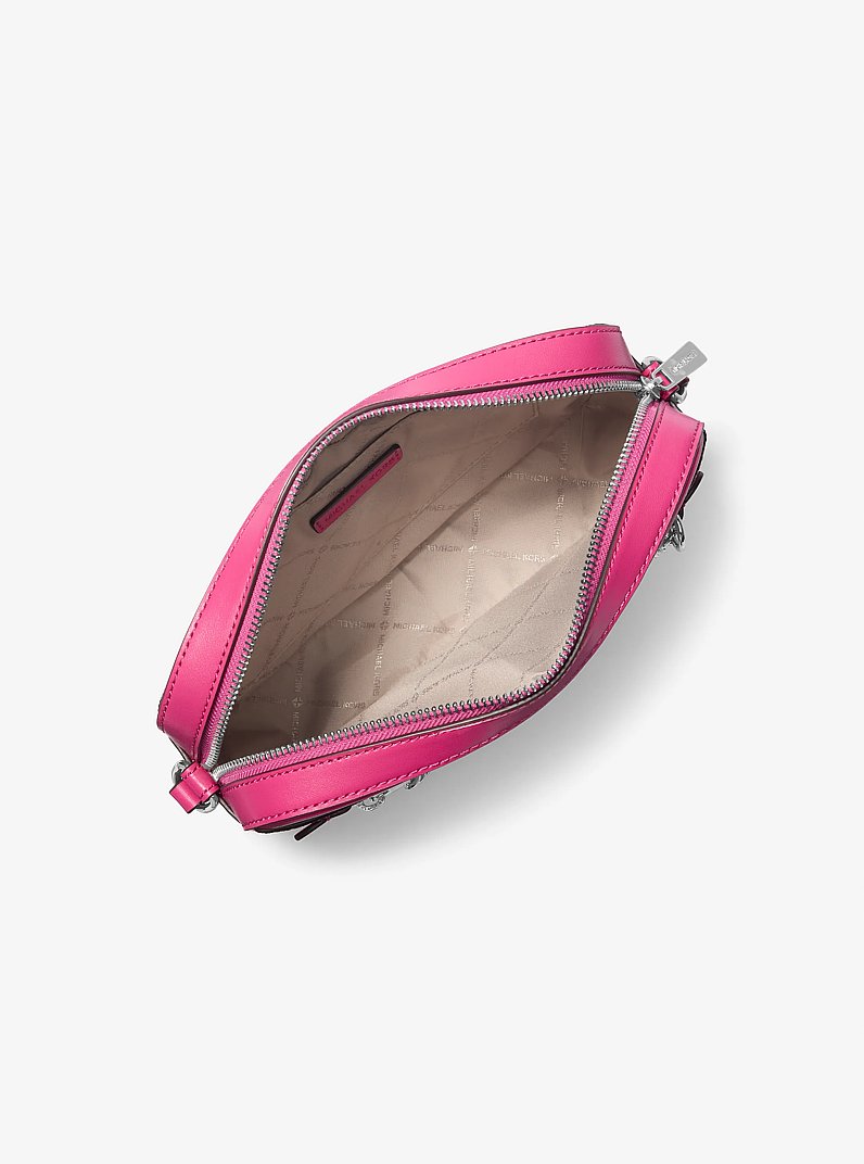 Jet Set Large Ombr&eacute; Signature Logo Crossbody Body in DRAGONFRUIT | Michael Kors