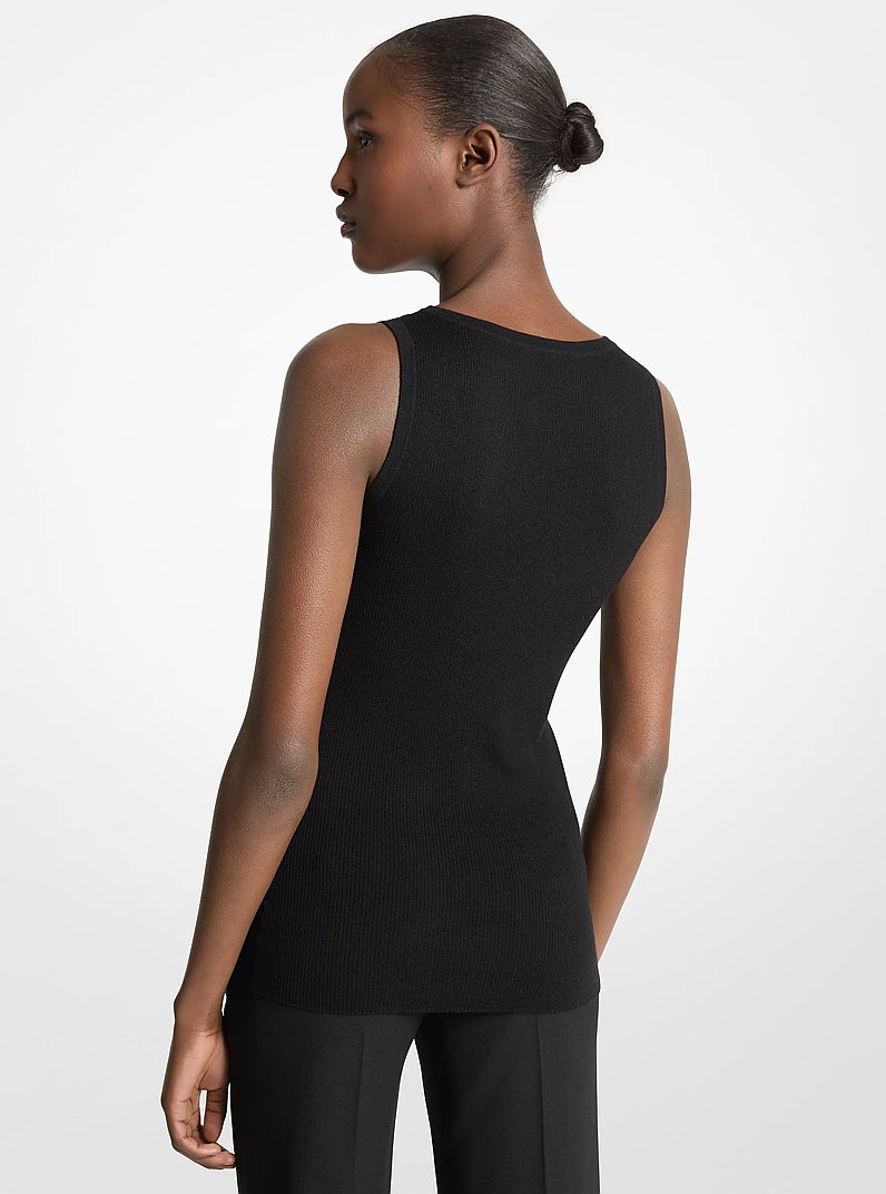 Bette Cashmere Scoopneck Tank Top