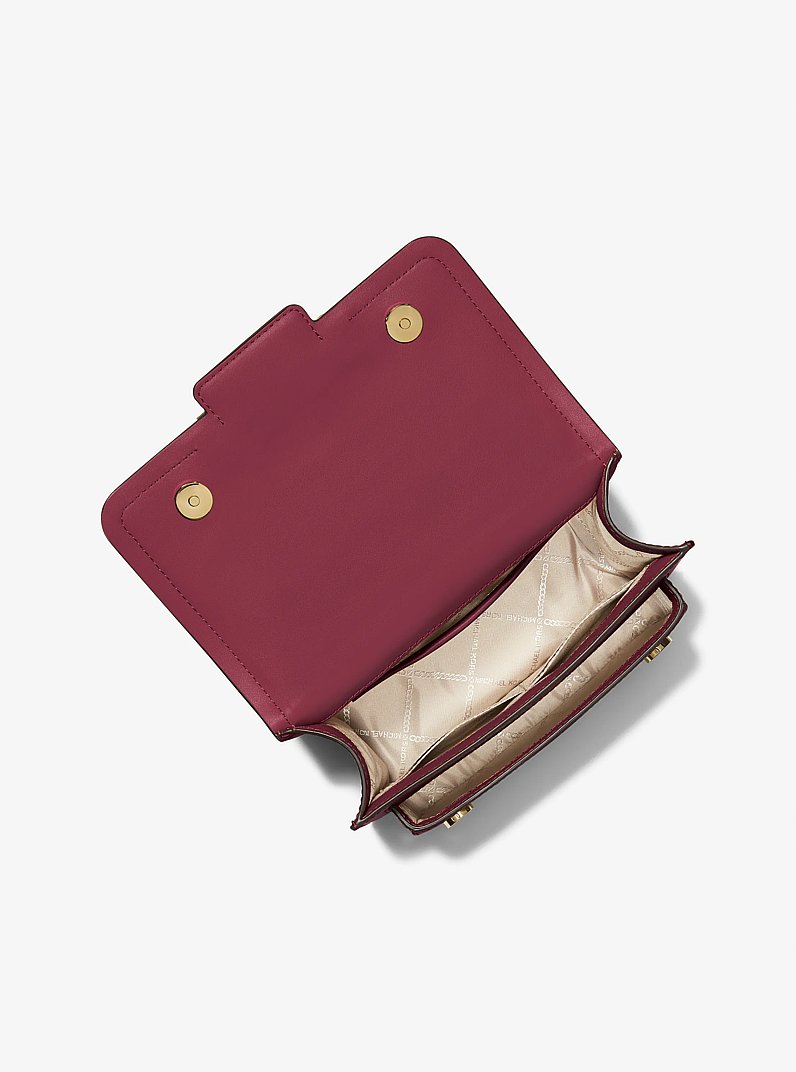 Borsa a spalla Heather grande in pelle in GELSO | Michael Kors