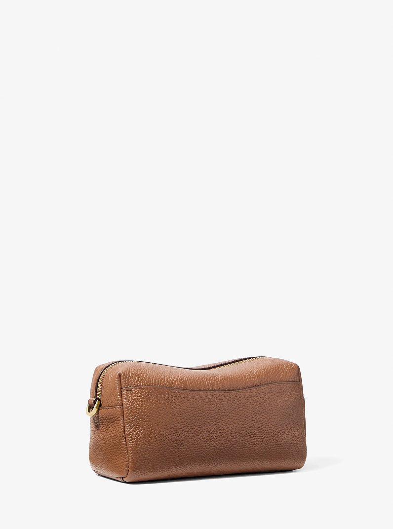 Bryant Small Pebbled Leather Crossbody Bag in LUGGAGE | Michael Kors