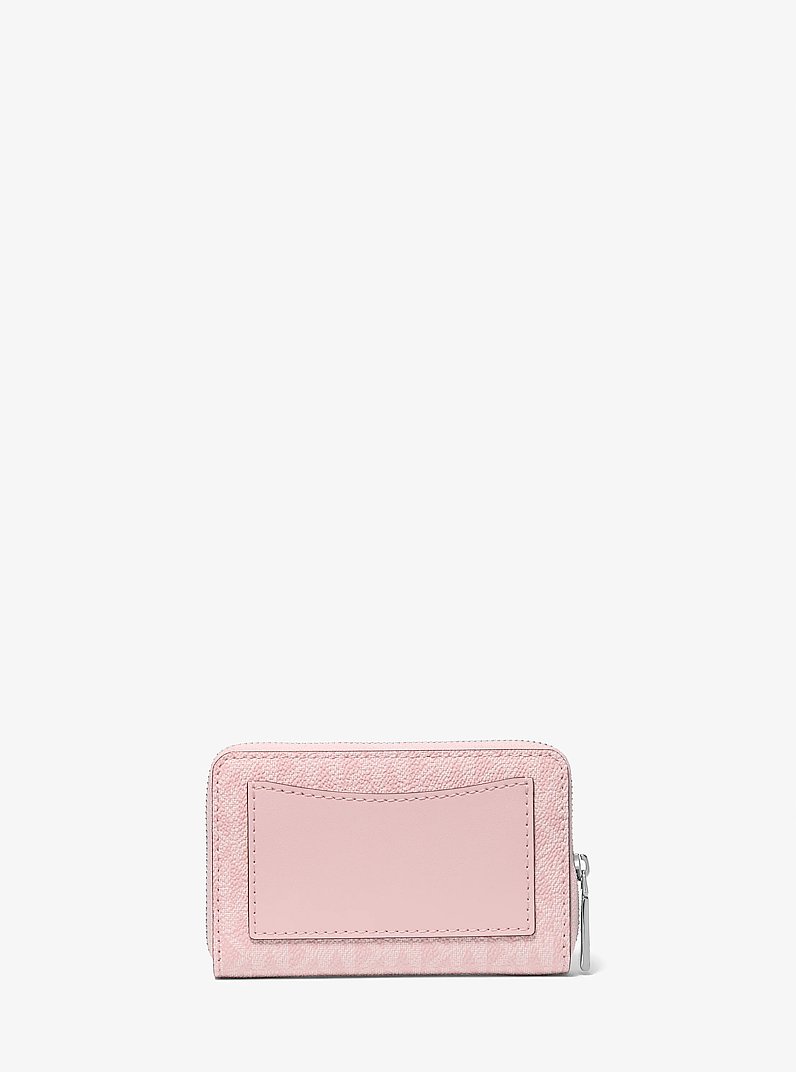 Jet Set Small Signature Logo Wallet in SMOKEY ROSE | Michael Kors