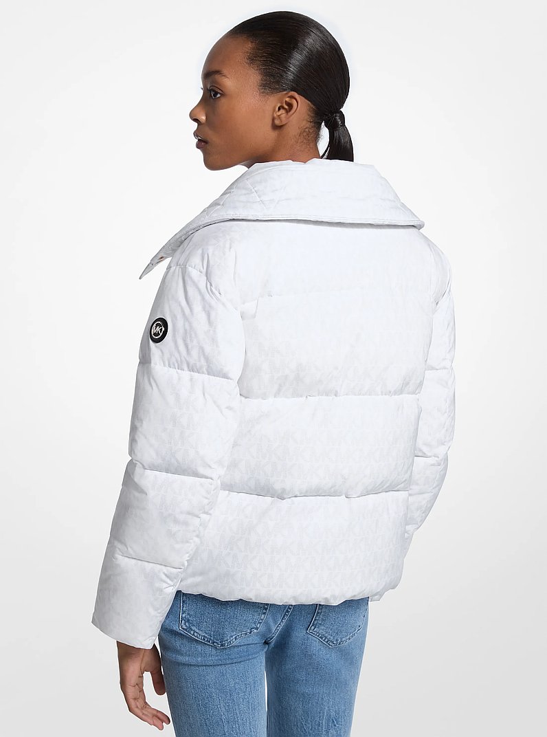 Chaqueta acolchada con logotipo de la marca in BLANCO | Michael Kors