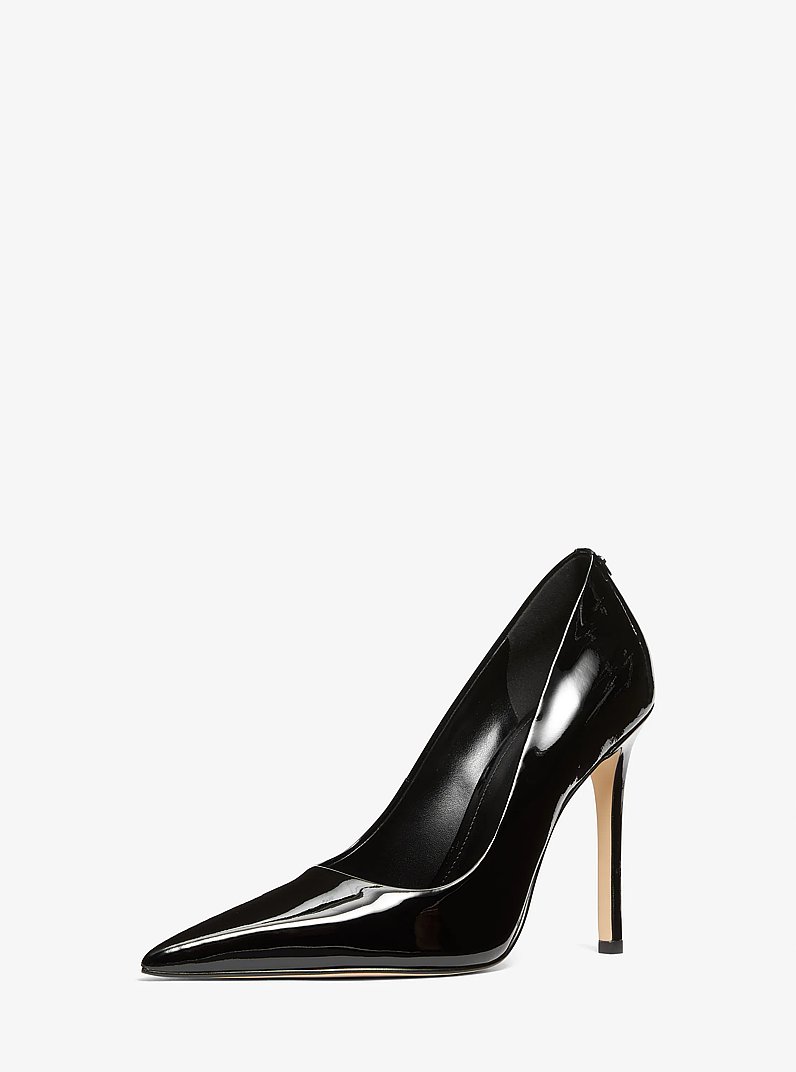 Elyse Patent Leather Pump in BLACK | Michael Kors