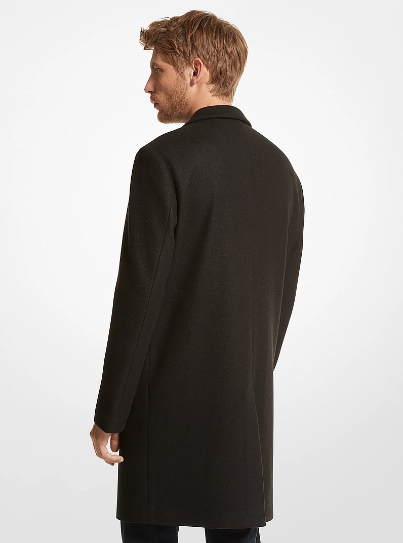 Kensington Woven Coat in BLACK | Michael Kors