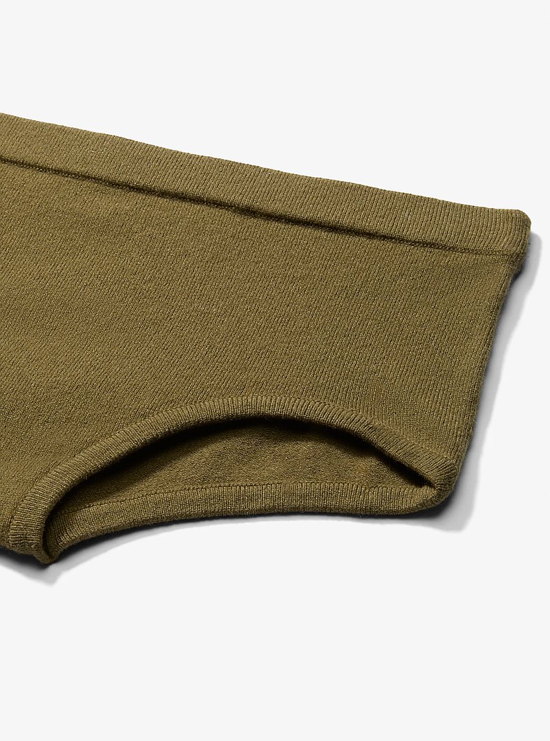 Stretch Cashmere Blend Briefs in FENNEL | Michael Kors
